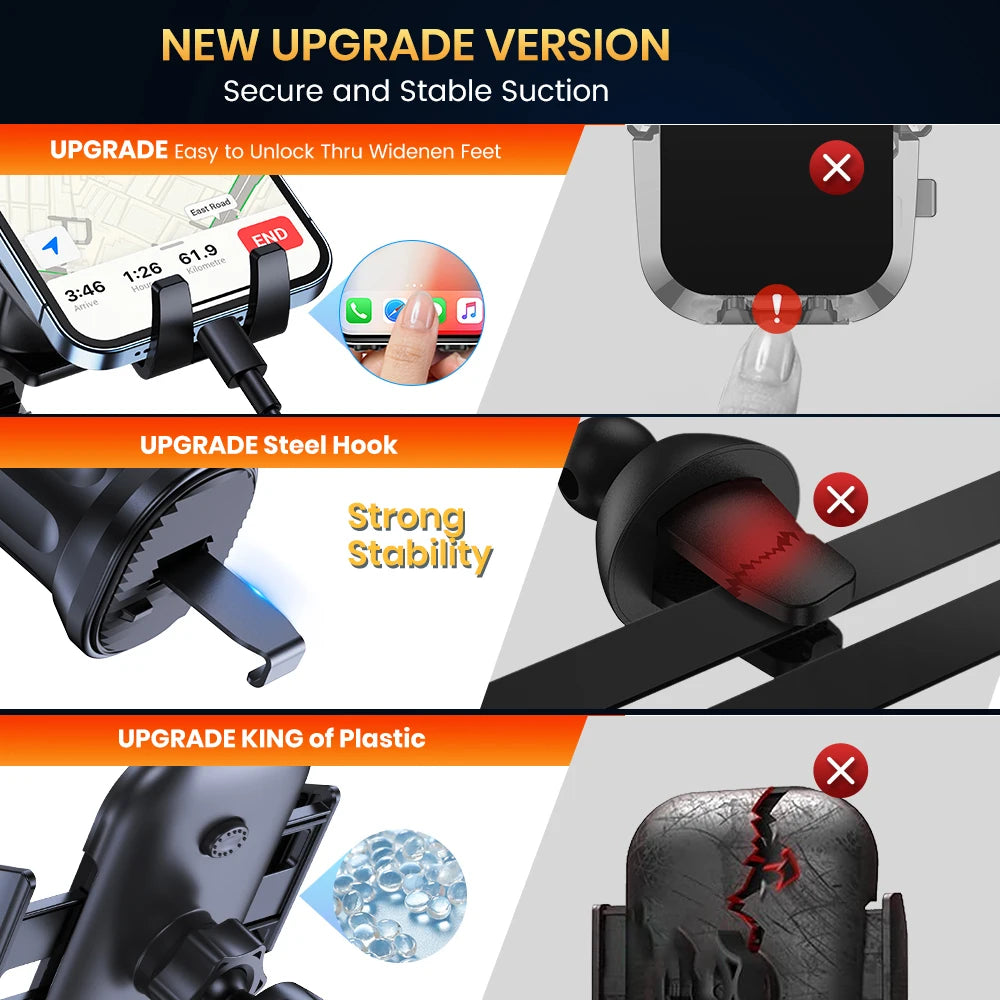360° Magnetic Car Phone Holder - Universal Air Vent Mount